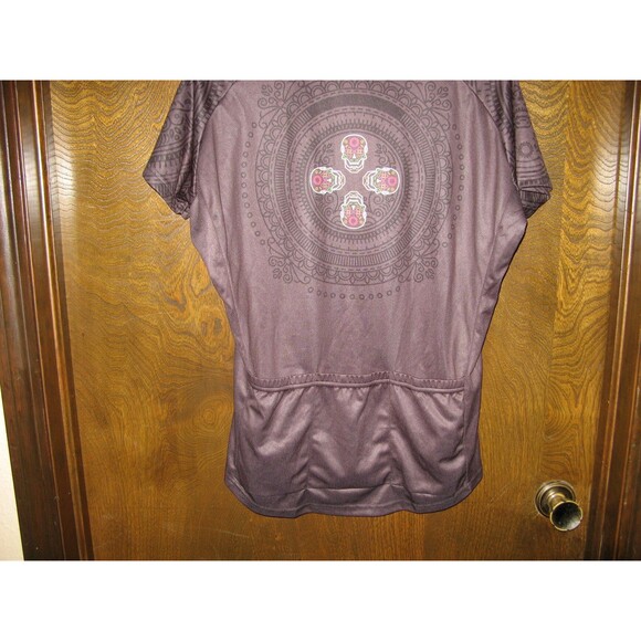 Womens Performance Bike Las Muertos Zippered Cycling Bicycle Jersey Size XL NWT - Picture 6 of 6